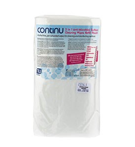 CONTINU WIPES REFILL ALCOHOLVRIJ 19X21CM 200ST