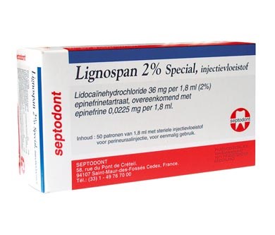 LIGNOSPAN 2% ADRENALINE SEPTODONT