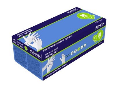 NITRILE KLINION P/VRIJ WIT COMFORT XL 150ST