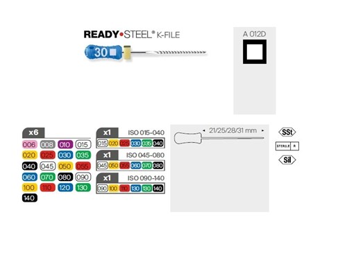 K-FILES 12D 31MM/015 MAILLEFER
