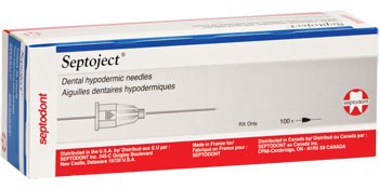 SEPTOJECT NLD 30 SHORT 0,3X21MM BLAUW 100ST