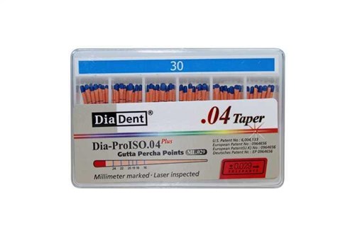 GUTTA PERCHA DIADENT COLOR CODED TAPER 04/30