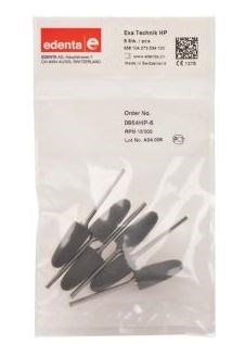 EDENTA 0664 HP EXA TECHNIEK ZWART 6ST