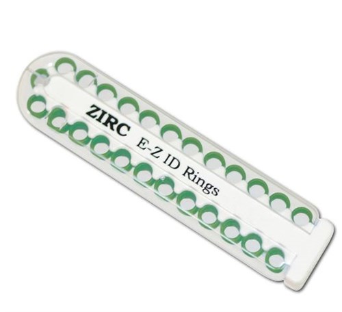 CODERINGSRING ZIRC E-Z ID 3MM GROEN 70Z100D 25ST