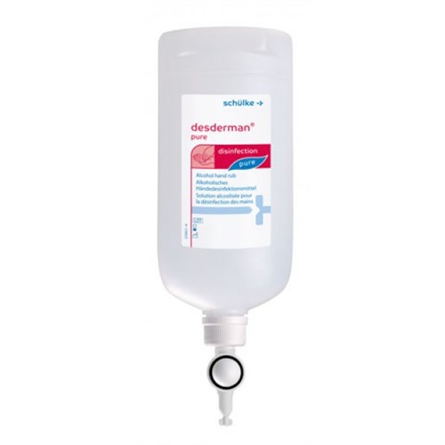 S&M DESDERMAN PURE 500ML 1LTR DOSEERPOMP