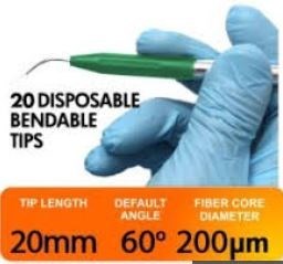 PICASSO AMD BENDABLE TIPS 200UM 60° 20MM 25ST