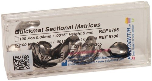 QUICKMAT MATRIX SECT 6.4MM POLYDENTIA 5706