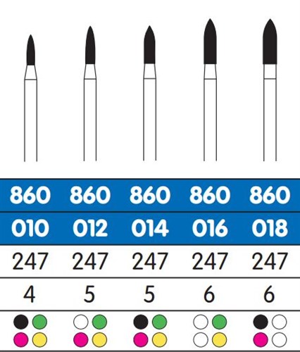 DIATESSIN F860-014 FG DIAMANT 5ST (247C/014)