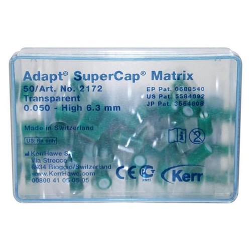 MATRIX HAWE SUPERCAP TRANSP 6,3MM 2172 50ST
