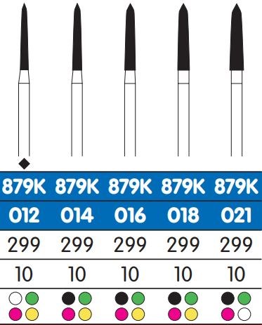 DIATESSIN G879K-012 FG DIAMANT 5ST