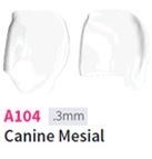 MATRIX BIOCLEAR ANT/STRAIGHT INCISAL 10MM 25ST