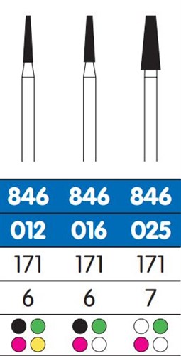 DIATESSIN 846-025 FG DIAMANT 5ST (171/025)
