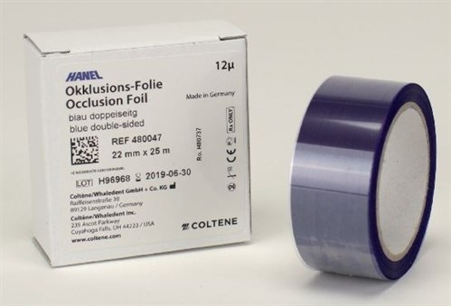 HANEL OCCL/FOLIE DUB/ZIJDIG 22MM BLUE 12MU 480027