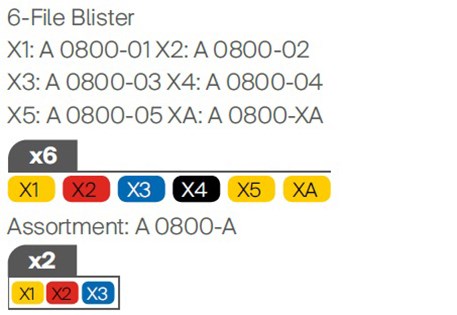 PROTAPER NEXT X4 FILE STERIEL 25MM 6ST ZWART