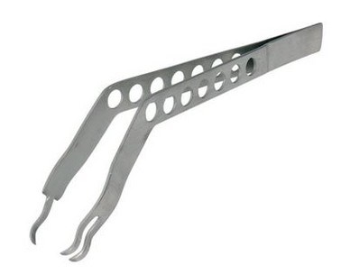 PINCET DDS STERILISATIE 21CM VLGS VOSSERS 107A