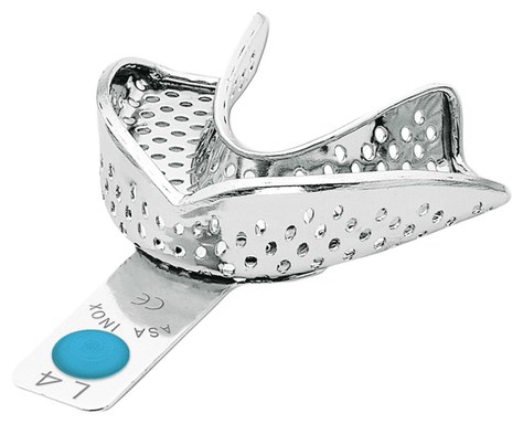 ASA GEPERF RVS RIM-LOCK LEPEL MEDIUM 2804 L4 BLAUW