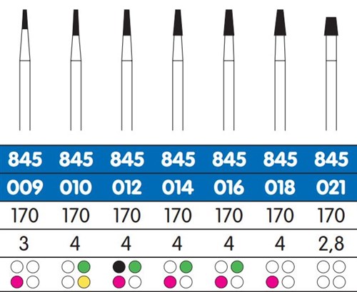 DIATESSIN G845-016 FG DIAMANT 5ST