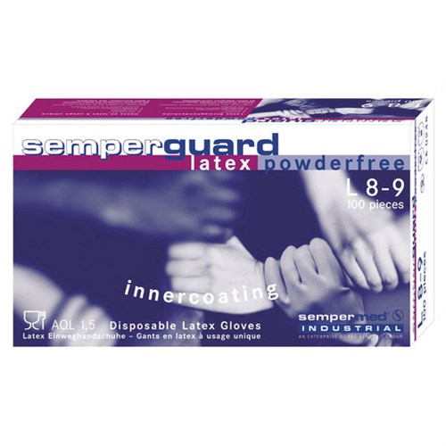 LATEX SEMPERGUARD P/VRIJ SMALL 100ST