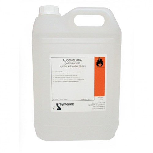 ALCOHOL REYMERINK OPPERVLAKTE DESINF 80% 5LTR