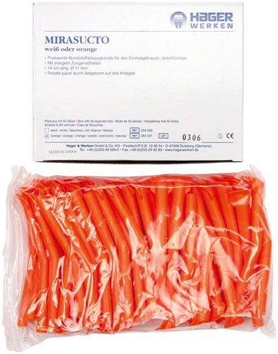 AFZUIGBUIZEN MIRASUCTO ORANJE 254021 50ST