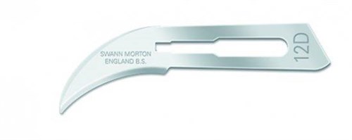 SCALPEL SWANN MORTON STERIEL NR 12D 100ST