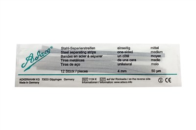 SCHUURSTRIPS METAAL ENKELZIJDIG 4MM 12ST
