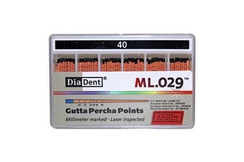 GUTTA PERCHA DIADENT COLOR CODED ROZE 40 120