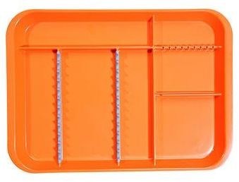 ZIRC B-LOCK DIVIDED TRAY ORANGE