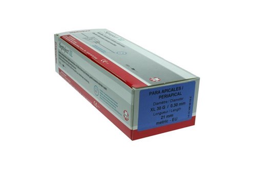 SEPTOJECT NLD XL 30G XSHORT 0.3X21MM BLAUW 100ST