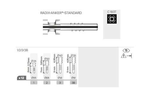 RADIX ANKERS TITANIUM 193T/2