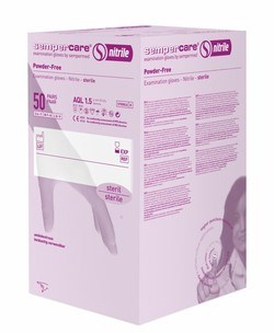 NITRILE SEMPERCARE STERIEL P/VRIJ MEDIUM 50X2PAAR