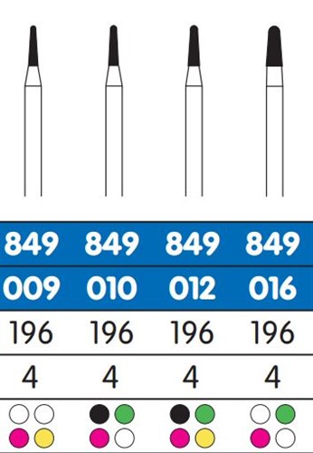 DIATESSIN 849-009 FG DIAMANT 5ST (196/009)