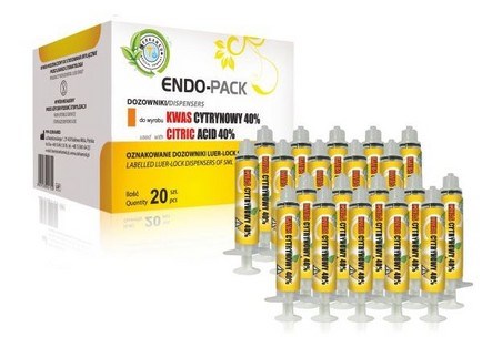 CERKAMED ENDO CITRIC ACID 40% 20X5ML SPUITJES
