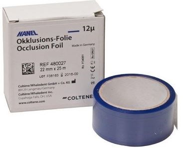 HANEL OCCL/FOLIE EENZIJDIG 22MM BLAUW
