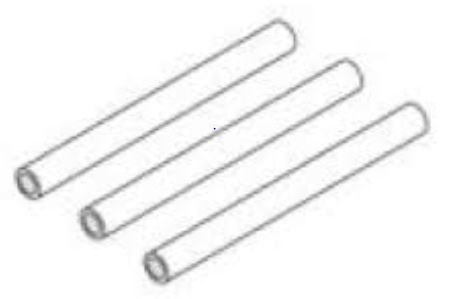 W&H PUMP TUBING WITHOUT NIPPLE 02801500
