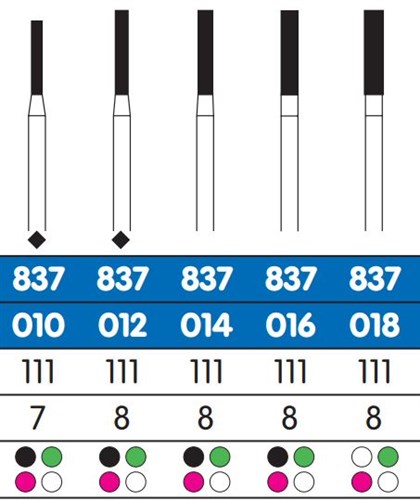 DIATESSIN 837-010 FG DIAMANT 5ST (11/010)