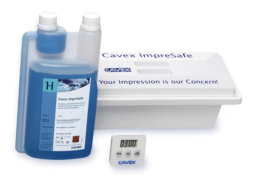 IMPRESAFE CAVEX STARTERKIT AFDRUKDESINFECTIE