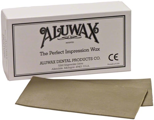 ALUWAX IMPRESSION WAX PLATEN 420GR