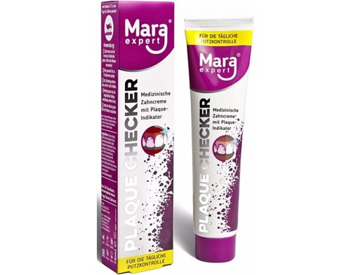 MARA EXPERT PLAQUE CHECKER TANDPASTA 75ML 1450 FLUORIDE
