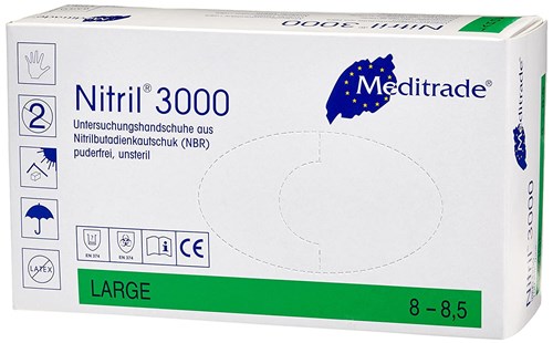 NITRILE 3000 MEDITRADE LARGE 1280L 100ST