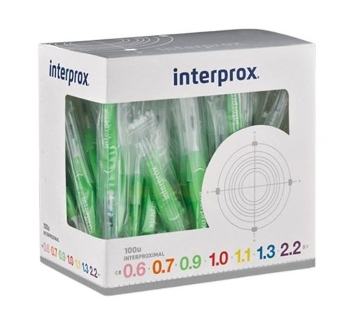 INTERPROX DENTAID GROEN MICRO 2,4MM 100ST