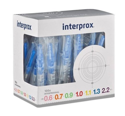 INTERPROX DENTAID BLAUW 3,5-6MM 100ST 31445