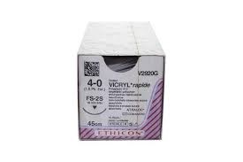 VICRYL V2920G 4-0 RAPIDE FS-2S SNIJDEND 45CM 12ST