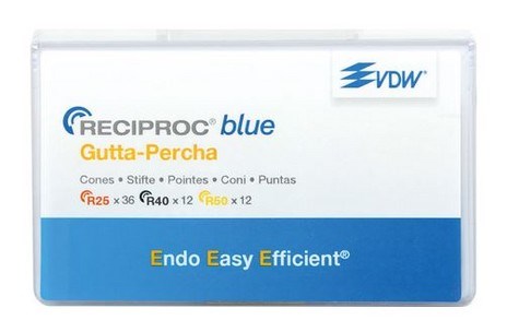 GUTTA PERCHA VDW BLUE RECIPROC ASS 144ST